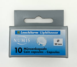 Lighthouse 10 coin capsules (1 pack) for 10 cent coins 20 m