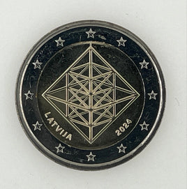 2 Euro Sondermünze Lettland 2024"Himmeli"