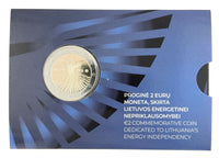 Coincard 2 Euro Sondermünze Litauen 2026"Energieversorgung"