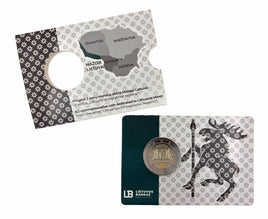 Coincard 2 Euro Sondermünze Litauen 2025"Regionen – Mažoji Lietuva"