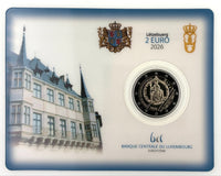 Coincard 2 Euro Sondermünze Luxemburg 2026"Karlspreis"
