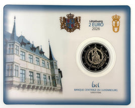 Coincard 2 Euro Sondermünze Luxemburg 2026"Karlspreis"
