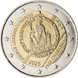 2 Euro Sondermünze Luxemburg 2026"Karlspreis an das luxemburgische Volk"