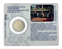 Coincard Colorierte 2 Euro Sondermünze Luxemburg 2025"Thronbesteigung Großherzog Henri"