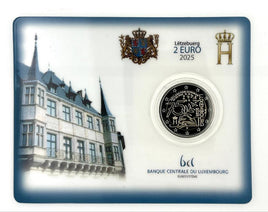 Coincard 2 Euro Sondermünze Luxemburg 2025"Schuman-Erklärung"