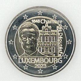 2 euro commemorative coin Luxembourg 2023 "175th anniversary of the Chamber of Deputies"