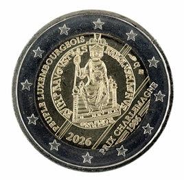 2 Euro Sondermünze Luxemburg 2026"Karlspreis an das luxemburgische Volk"