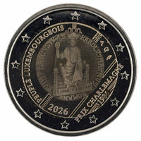 Original KMS Luxemburg 2026 5,88€ Stempelglanz #2€ Fotoprägung Karlspreis