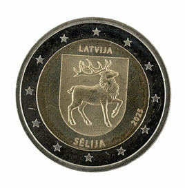 2 Euro Sondermünze Lettland 2025"Region Selija"