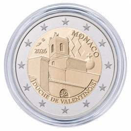 PP 2 Euro Sondermünze Monaco 2026"Herzogtum Valentinois" in Originalbox