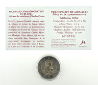 PP 2 Euro Sondermünze Monaco 2024"Karl V"in Originalbox