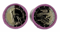 Rollen 50 x 2 Euro Sondermünze Malta 2026"Valletta + Pharaonenhund"