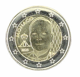 2 Euro Kursmünze Monaco 2025"Prince Albert II " #Neues Motiv#