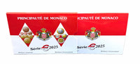 Original KMS Monaco 2025 3,88 € Stempelglanz # Neue Motive 1+2 Euro