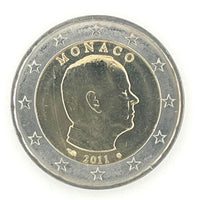 2 Euro Kursmünze Monaco "Prince Albert II "