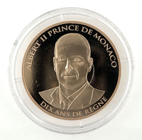 100 Euro Goldmünze Monaco 2015 "10 Jahre Regentschaft Fürst Albert II"