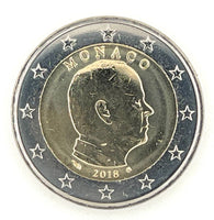 2 Euro Kursmünze Monaco "Prince Albert II "