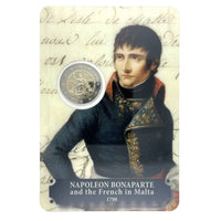 Coincard 2 Euro Sondermünze Malta 2023 "Napoleon Bonaparte"