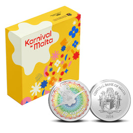 10 Euro Silbermünze Malta 2024 "Karneval" Polierte Platte