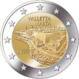 2 Euro Sondermünze Malta 2026"Valletta"