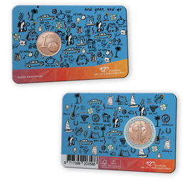 Coincard 1 Euro Cent Niederlande 2026"Neujahrsvorsätze"
