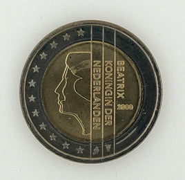 2 Euro Kursmünze Niederlande "Königin Beatrix"