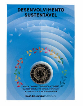 Coincard 2 Euro Sondermünze Portugal 2025 "Nachhaltige Entwicklung"