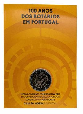 Coincard 2 Euro Sondermünze Portugal 2026 "100 Jahre Rotary Club"
