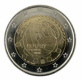 2 Euro Sondermünze Portugal 2026 "100 Jahre Rotary Club"