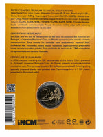 Coincard 2 Euro Sondermünze Portugal 2026 "100 Jahre Rotary Club"