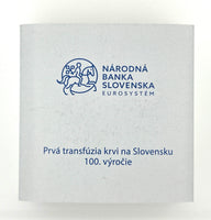 PP 2 euro commemorative coin Slovakia 2023 "100 years of the first blood transfusion"