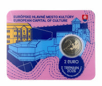Coincard 2 Euro Sondermünze Slowakei 2026"Trencin - Kulturhauptstadt"