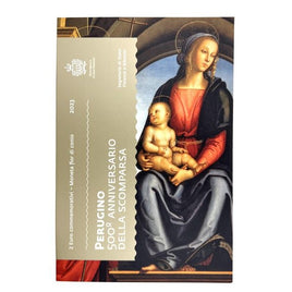 2 euro commemorative coin San Marino 2023 "500th anniversary of Perugino's death"