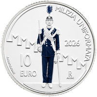 10 Euro Silber San Marino 20265 "Uniformierte Kompanie der Miliz"