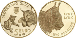 5 Euro Slovakia 2022 "Lynx"