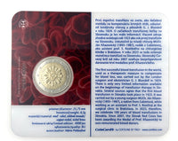 Coincard 2 Euro Sondermünze Slowakei 2023"100 Jahre erste Bluttransfusion"