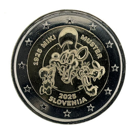 2 Euro Sondermünze Slowenien 2025 "100.Geburtstag Miki Muster"