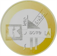 3 Euro Bimetallmünze Slowenien 2026 "Dichter Srečko Kosovel" UNC