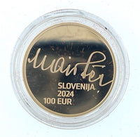 100 Euro Goldmünze Slowenien 2024 "Rudolf Maister" PP