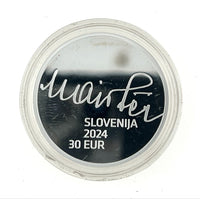 30 Euro Silbermünze Slowenien 2024 "Rudolf Maister" PP