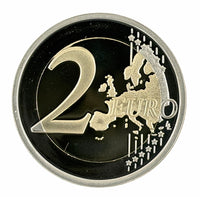 PP 2 Euro Sondermünze Slowenien 2025 "100.Geburtstag Miki Muster"Polierte Platte