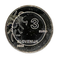 3 Euro Bimetallmünze Slowenien 2025 "Nova Gorica"UNC