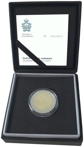 Reverse Proof 2 Euro Sondermünze San Marino 2026"800. Todestag von Franz von Assisi"