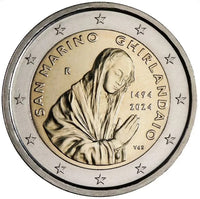 2 Euro Sondermünze San Marino 2024"530.Todestag von Ghirlandaio"