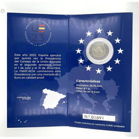 Proof 2 Euro commemorative coin Spain 2023 "EU Presidency" Proof 