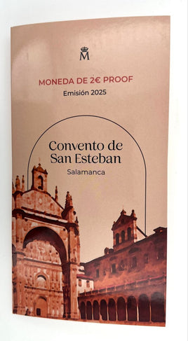 PP 2 Euro Sondermünze Spanien 2025"Altstadt von Salamanca" Polierte Platte