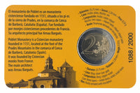 Coincard 2 Euro Sondermünze Spanien 2026"Kloster von Poblet"