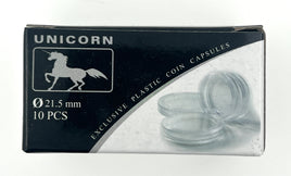 Unicorn 10 Münzkapseln 21,5 mm (5 Cent)