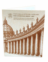 Original KMS Vatikan 2025 8,88 € Stempelglanz inkl.5€ Bimetall
