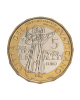 Original KMS Vatikan 2025 8,88 € Stempelglanz inkl.5€ Bimetall